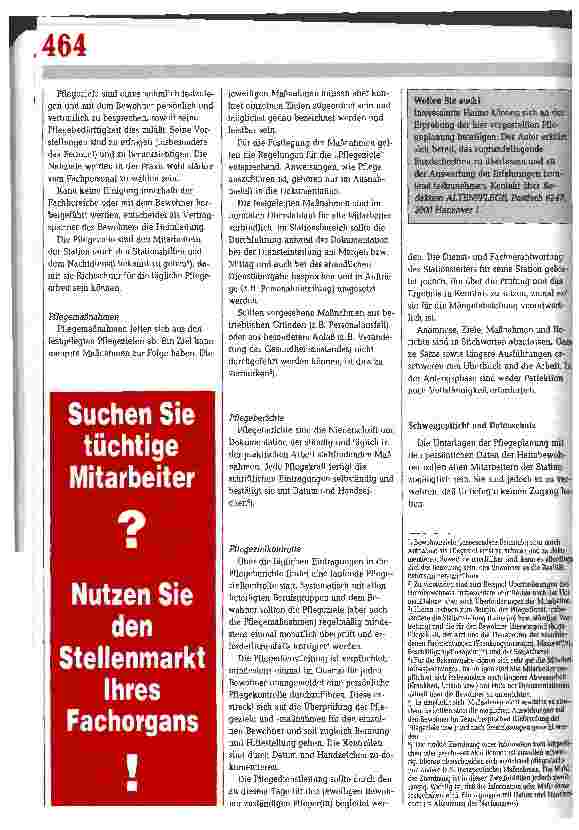 Vorschauseite 5: Abkehr von zufälliger Pflege