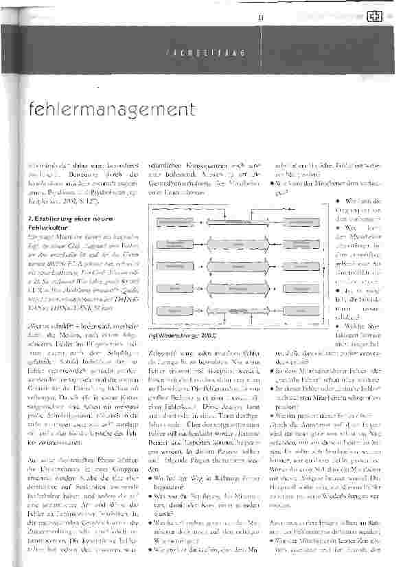 Vorschauseite 4: fehlermanagement in der gesundheitsund krankenpflege