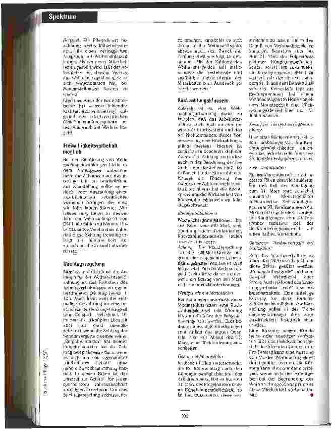 Vorschauseite 2: Streit ums Weihnachtsgeld