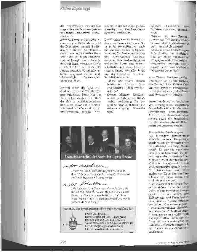 Vorschauseite 5: Hospiitation an der Universitätsklinik Shands Jacksonville/Florida