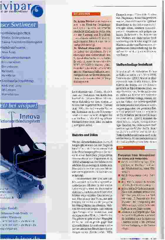Vorschauseite 2: Schützt stillen?