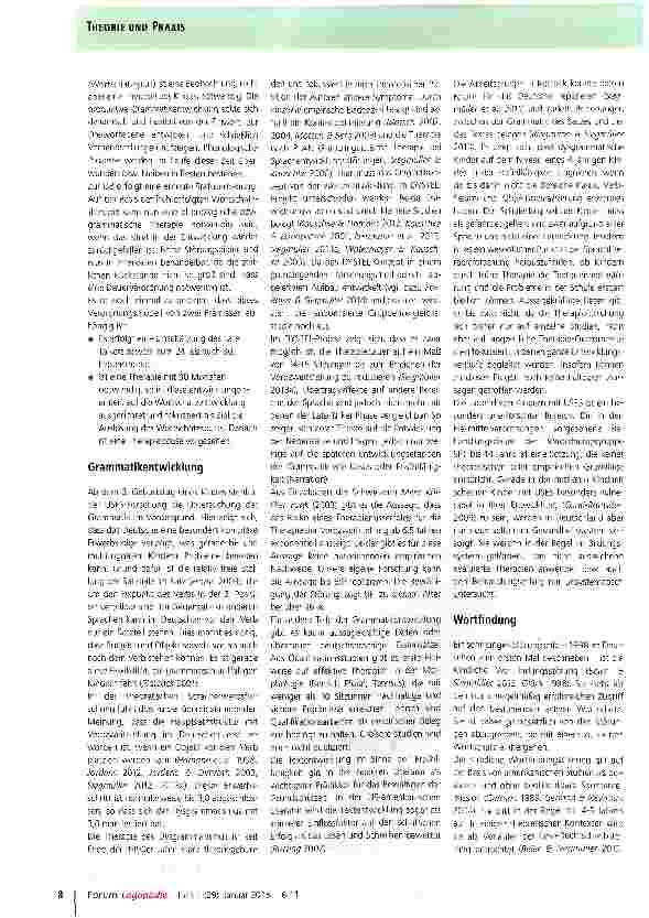Vorschauseite 3: Kindersprachstörungen und ihre Therapie