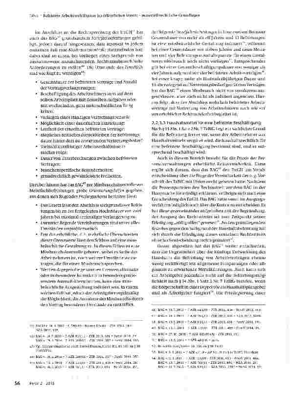 Vorschauseite 5: Befristete Arbeitsverhältnisse im öffentlichen Dienst -materiell-rechtliche Grundlagen