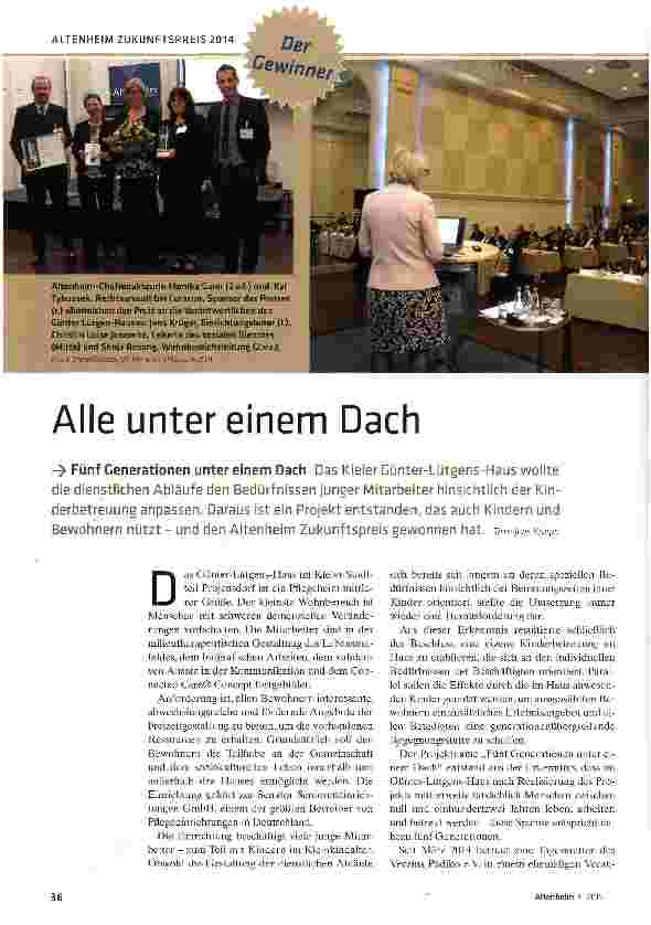 Vorschauseite 1: Alle unter einem Dach
