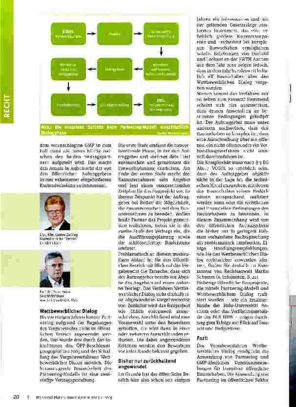 Vorschauseite 2: Partnering bei öffentlichen Bauvorhaben Mehr Kostensicherheit für Auftraggeber-Geringere Risiken für Bauunternehmer