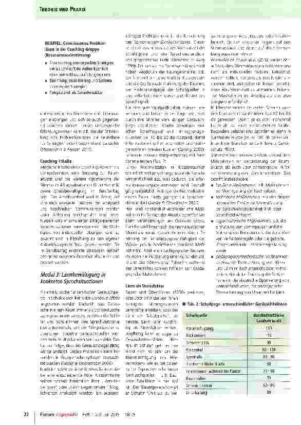 Vorschauseite 5: Gesundheitsförderung und Prävention im Setting Schule
