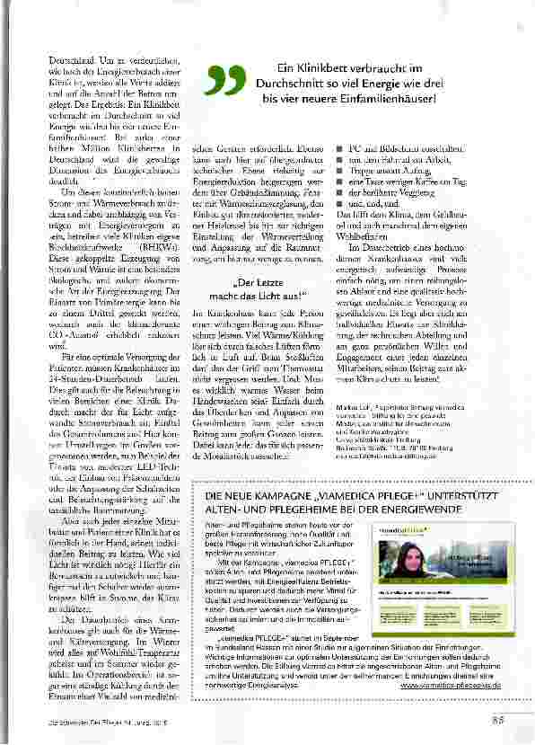 Vorschauseite 2: GEMEINSAM FÜR EIN GUTES KLIMA