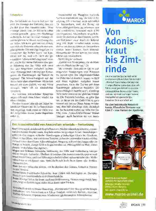 Vorschauseite 4: Anarcadium orientale