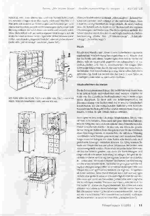 Vorschauseite 3: Die letzten Dinge - Gestaltungsvorschläge für Hospize