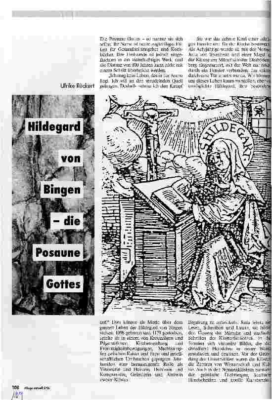 Vorschauseite 1: Hildegard von Bingen - Die Posaune Gottes Geschichte