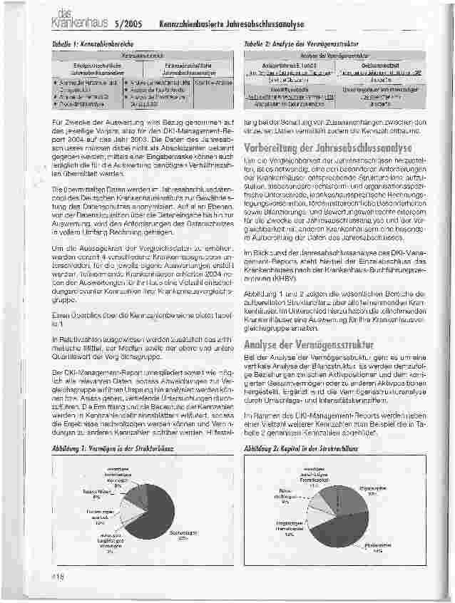 Vorschauseite 2: Kennzahlenbasierte Jahresabschlussanalyse im DKI-Management-Report (I)