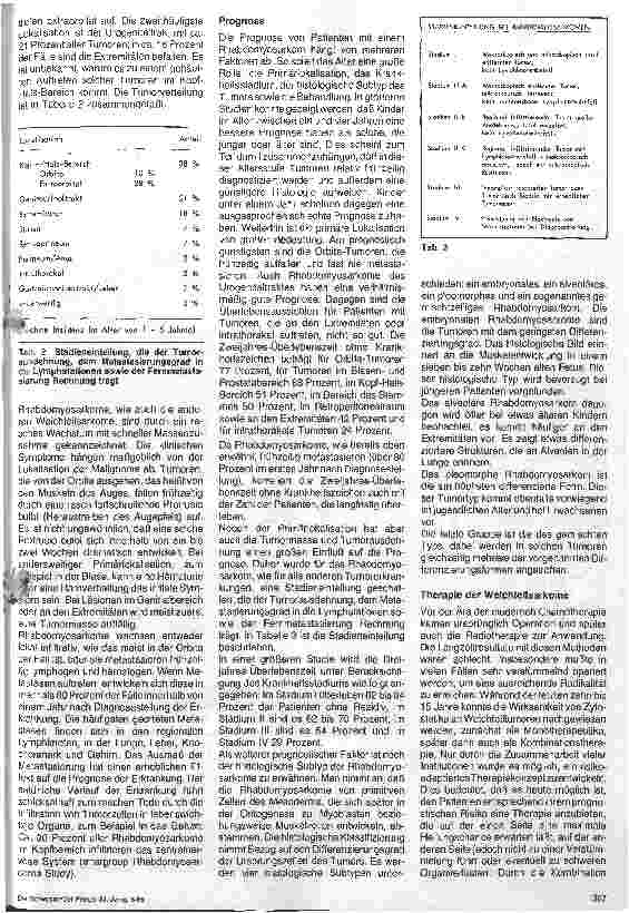 Vorschauseite 2: Weichteilsarkome und Wilms-Tumor 1.Teil: Weichteilsarkone
