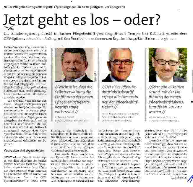 Vorschauseite 1: Jetzt geht es los - oder?