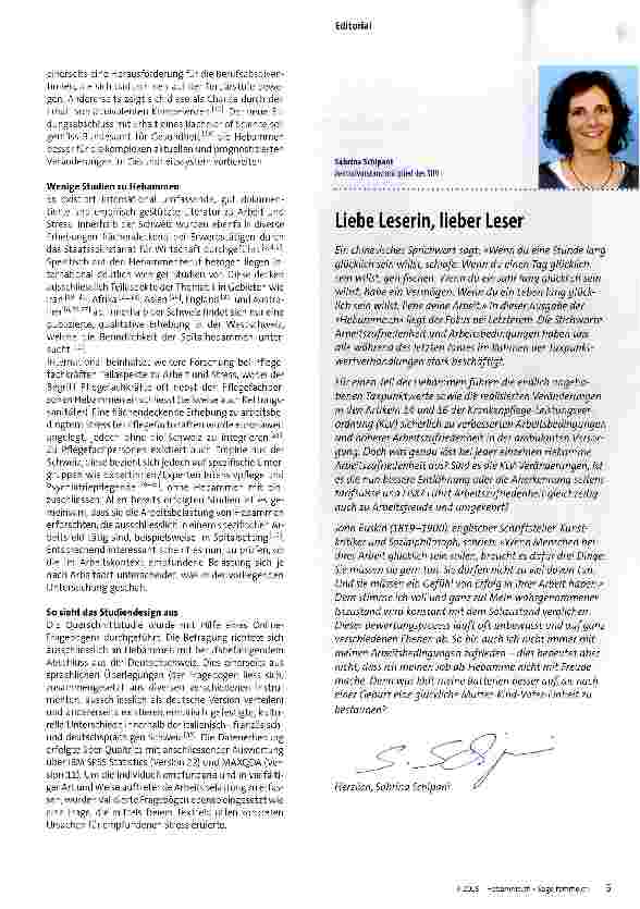 Vorschauseite 2: Der Arbeitsort beeinflusst die Belastungsfaktoren teilweise signifikant