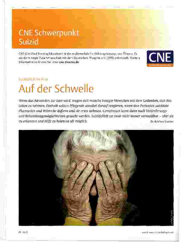 Vorschauseite 1: Auf der Schwelle