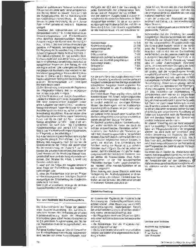 Vorschauseite 3: Die Anrechnung von Auszubildenden in der Krankenpflege auf den Stellenplan