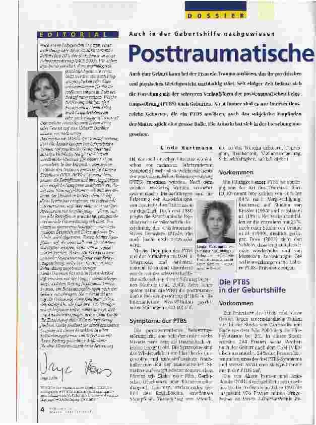 Vorschauseite 1: Posttraumatische Belastungsstörung