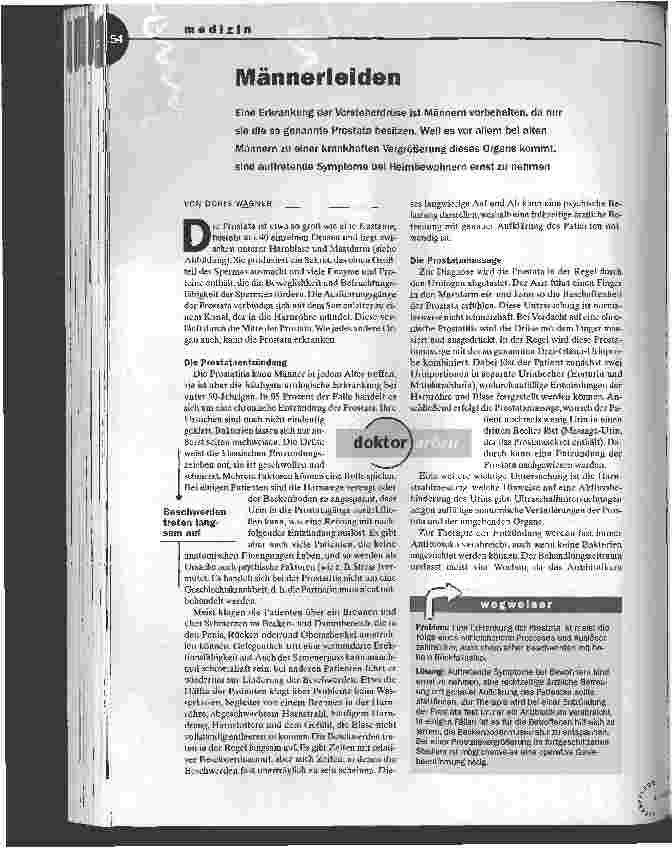 Vorschauseite 1: Männerleiden