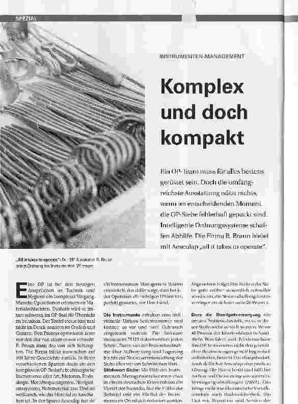 Vorschauseite 1: Komplex und doch kompakt