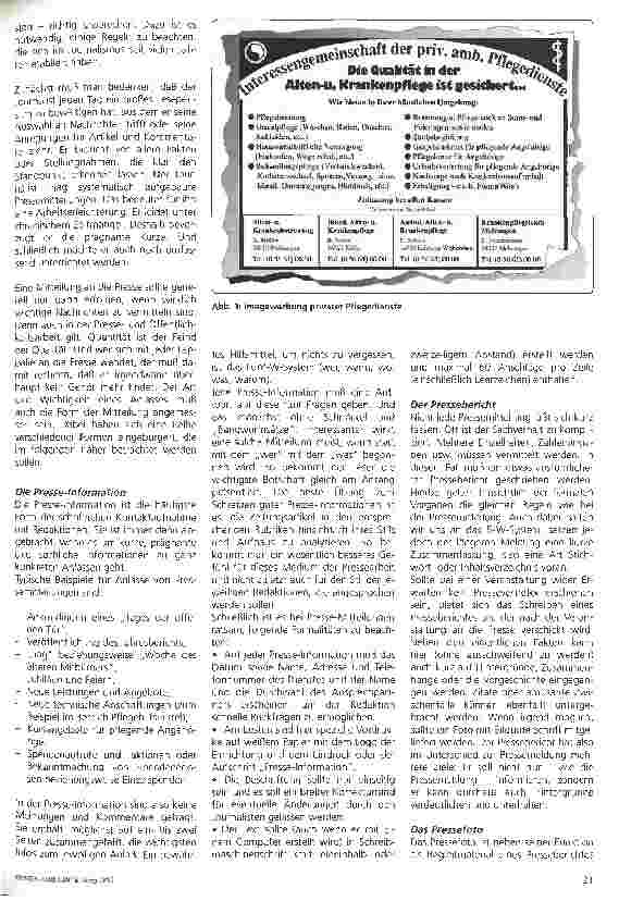 Vorschauseite 3: Außendarstellung und Öffentlichkeitsarbeit in ambulanten Diensten