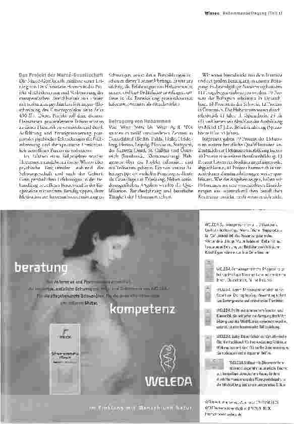 Vorschauseite 2: Psychische Beschwerden in der frühen Mutterschaft* (Teil!)