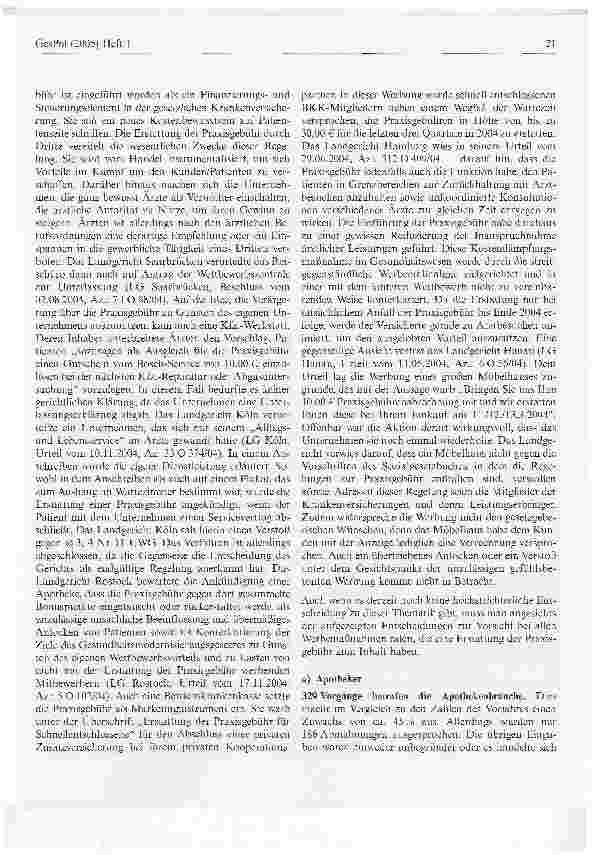 Vorschauseite 2: Auswirkungen der Gesundheitsreform auf den Wettbewerb