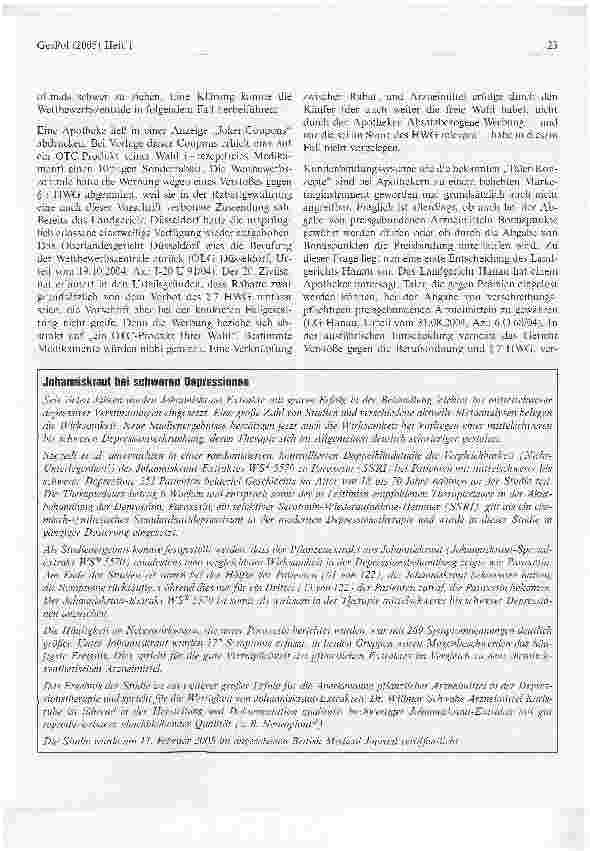 Vorschauseite 4: Auswirkungen der Gesundheitsreform auf den Wettbewerb