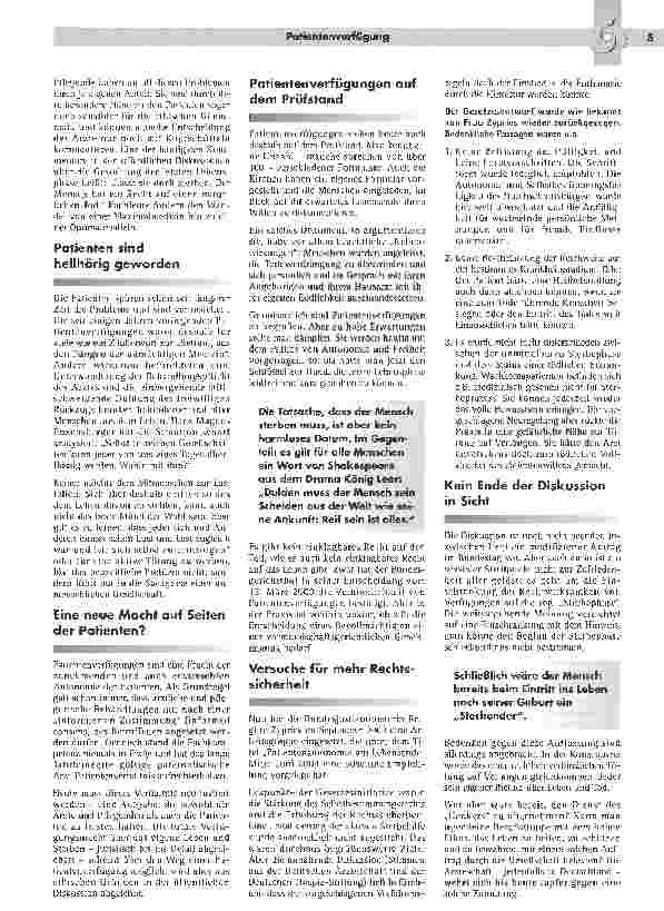 Vorschauseite 2: Patientenverfügung