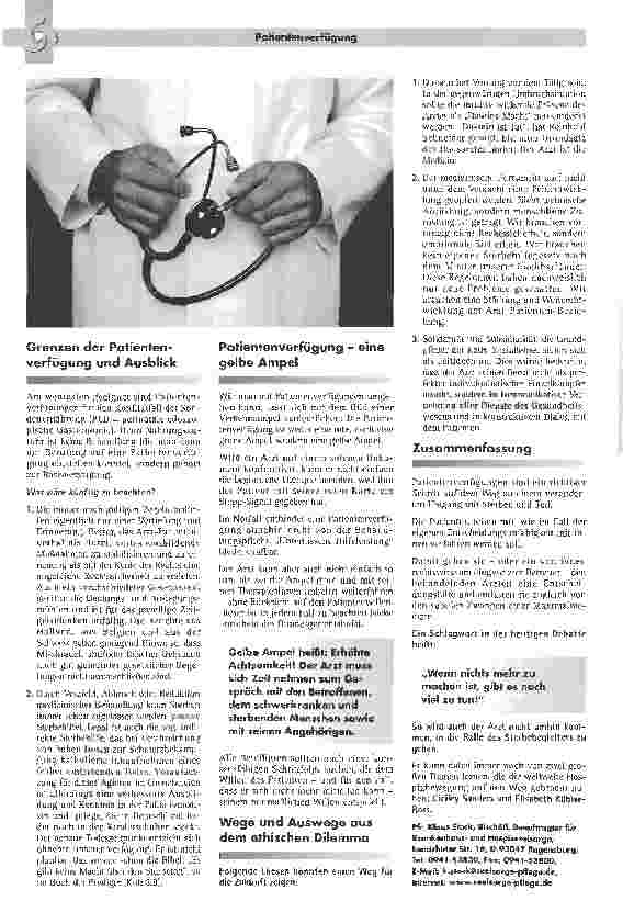 Vorschauseite 3: Patientenverfügung