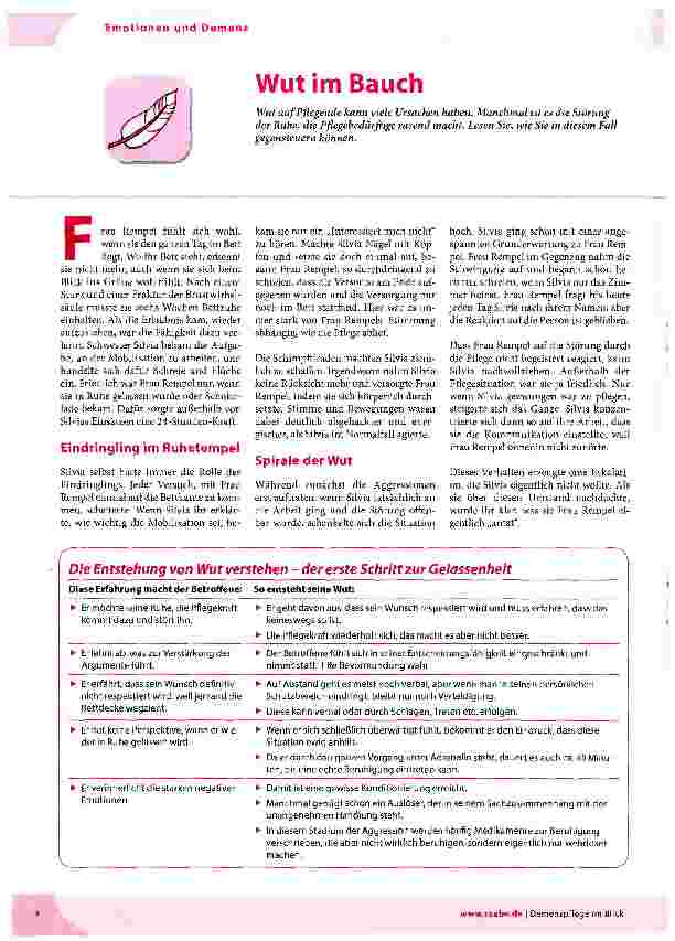 Vorschauseite 1: Wut im Bauch