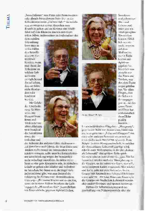 Vorschauseite 3: ESSEN UND TRINKEN ... IST DIE BESTE MEDIZIN - AUCH BEI DEMENZ