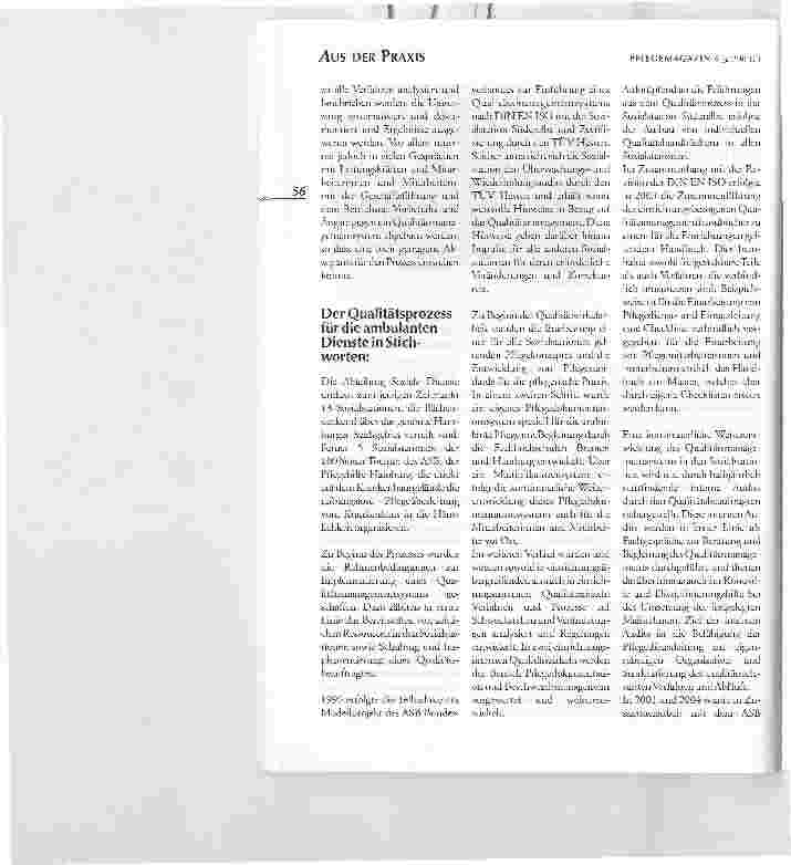 Vorschauseite 3: Die Qualitätsoffensive des Arbeiter-Samariter-Bundes