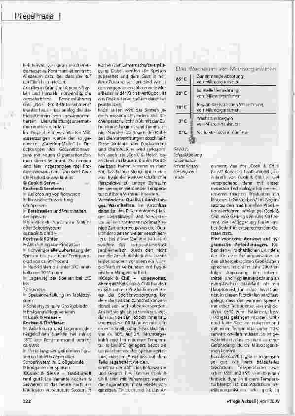 Vorschauseite 2: Frischküche ade? Zukunftsweisende Systeme für die Großküche