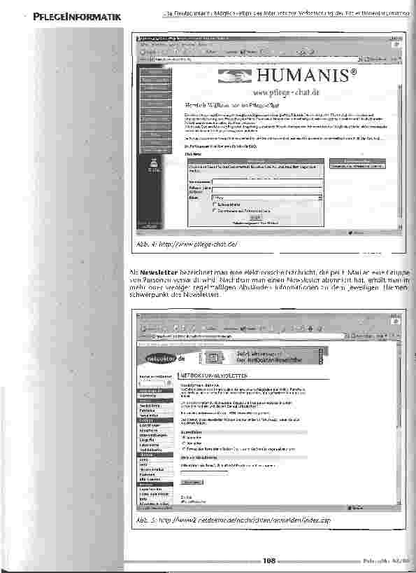Vorschauseite 5: Möglichkeiten des Internets zur Verbeserung der Patienteninformation