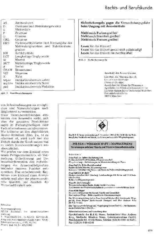 Vorschauseite 3: Die Kennzeichnung von Arzneimitteln Vermeidung von Verwechslungen