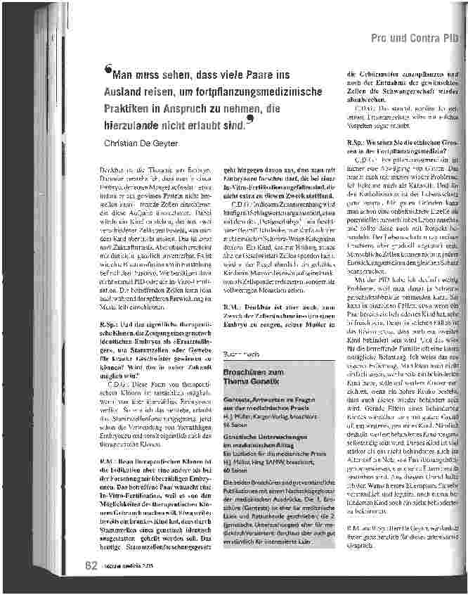 Vorschauseite 6: Präimplantationsdiagnostik in der Praxis