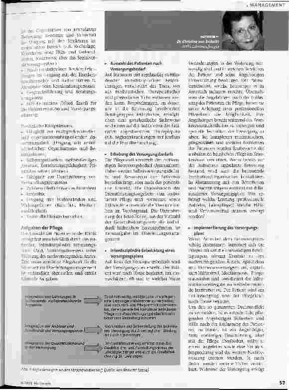 Vorschauseite 2: Kompetenzen der Pflege für die Überleitung