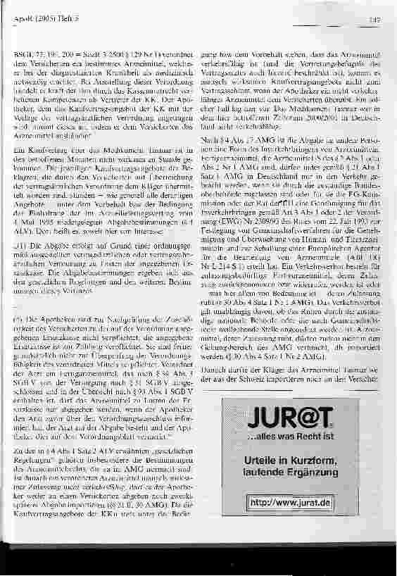 Vorschauseite 4: Apotheker ist zur Prüfung der Verkehrsund Importfähigkeit eines Arzneimittels verpflichtet