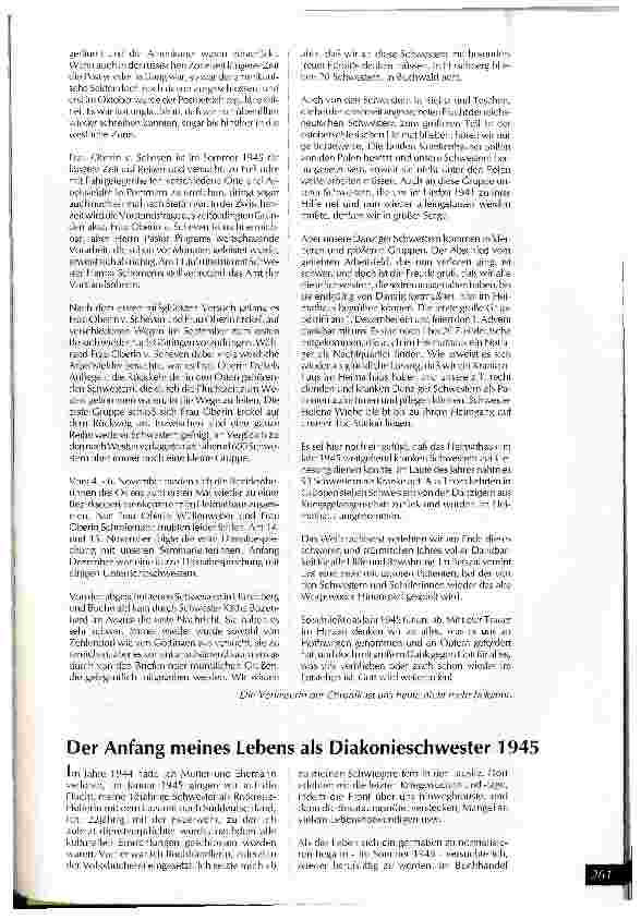 Vorschauseite 4: Die Umwandlung des Heimathauses zum Krankenhaus 1945