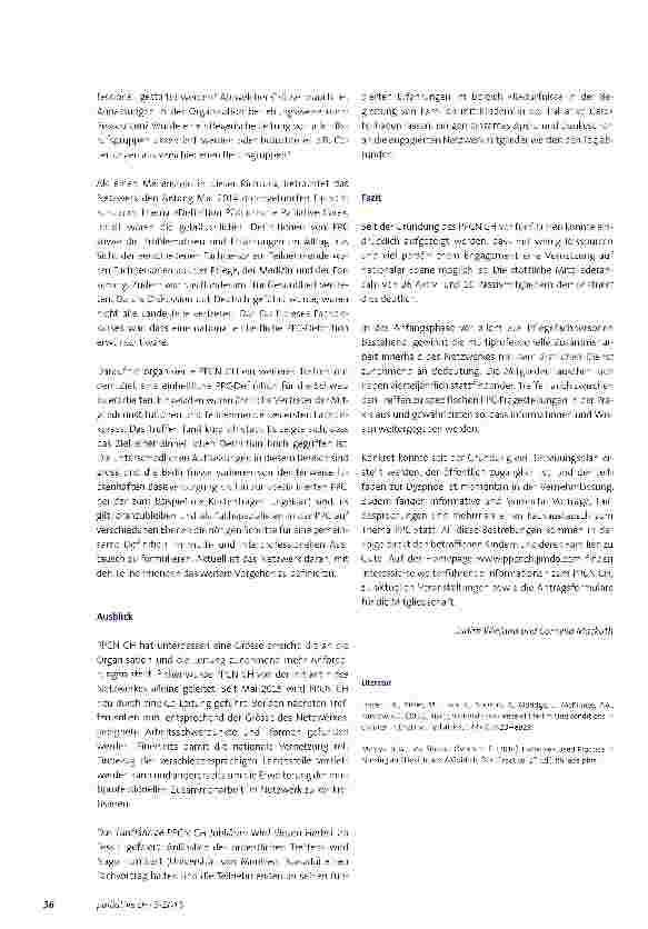 Vorschauseite 3: Das Paediatric Palliative Care Network (PPCN) Schweiz