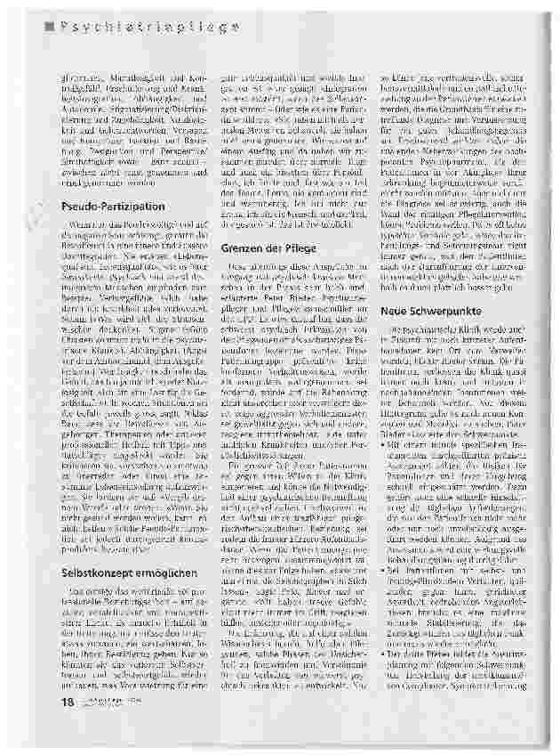Vorschauseite 2: Von der Lebensqual zur LebensqualitätPsychisch kranke Menschen