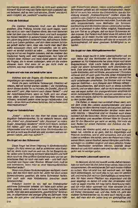 Vorschauseite 2: Trost für Krebskranke und ihre Angehörigen