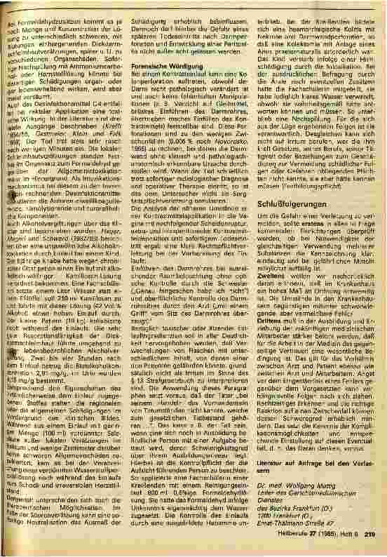 Vorschauseite 2: Fehler und Gefahren bei Darmeinläufen