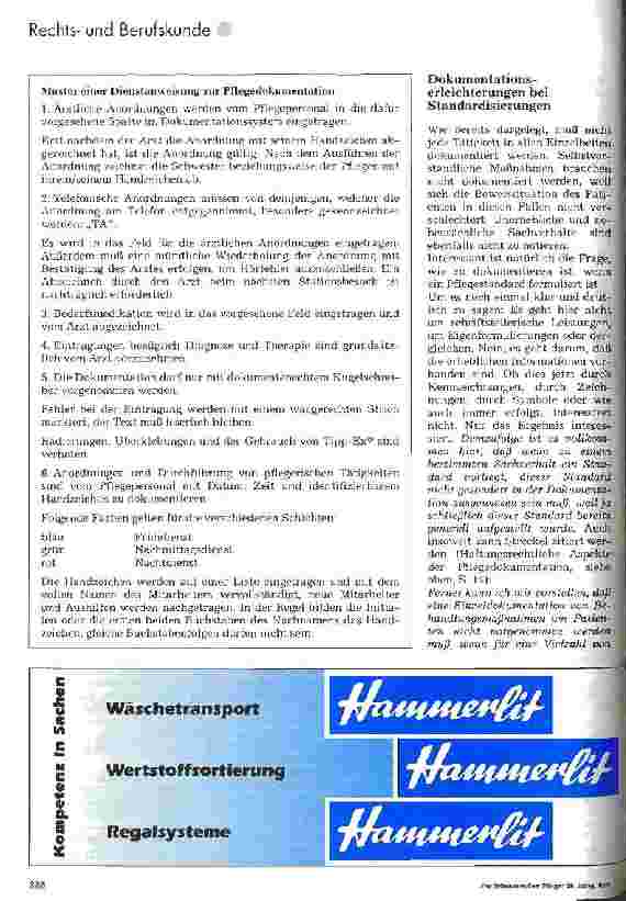 Vorschauseite 4: Pflegedokumentation auf dem Prüfstand 2. Teil: Rechtsfragen der Pflegedokumentation