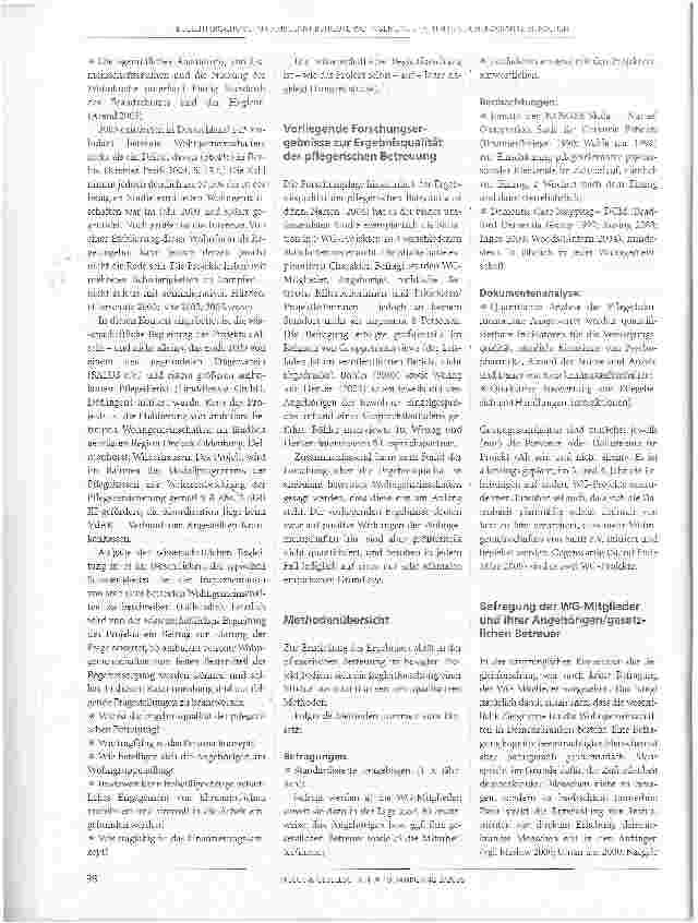 Vorschauseite 2: Begleitforschung für ambulant betreute Wohngemeinschaften für demenzkranke Menschen