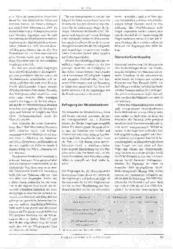 Vorschauseite 3: Begleitforschung für ambulant betreute Wohngemeinschaften für demenzkranke Menschen