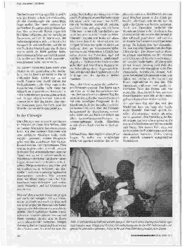 Vorschauseite 4: Krankenpflege in Benin/Westafrika
