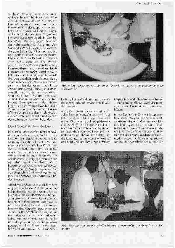 Vorschauseite 5: Krankenpflege in Benin/Westafrika