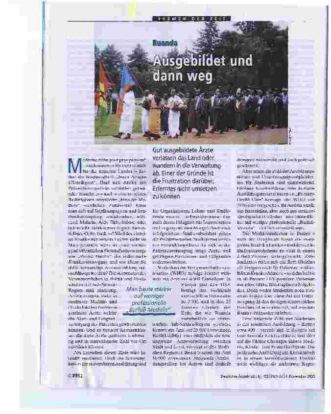 Vorschauseite 1: Ausgebildet und dann weg