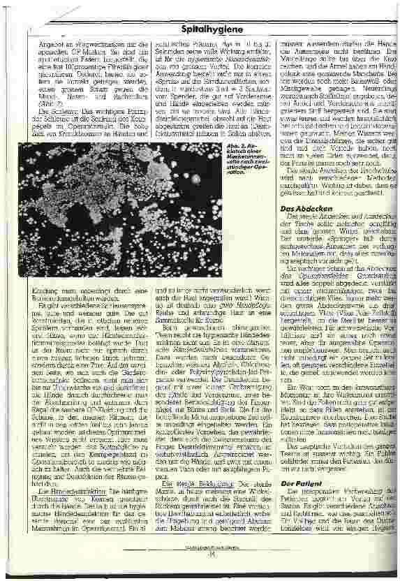 Vorschauseite 2: Die Verhütung postoperativer Infektionen